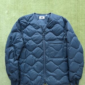 Uniqlo Puffer Jacket in Slate Blue